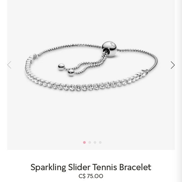 Slider Tennis Bracelet - Picture 2 of 2